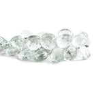 Prasiolite Faceted Heart Beads 8 inch 39 pieces - The Bead Traders