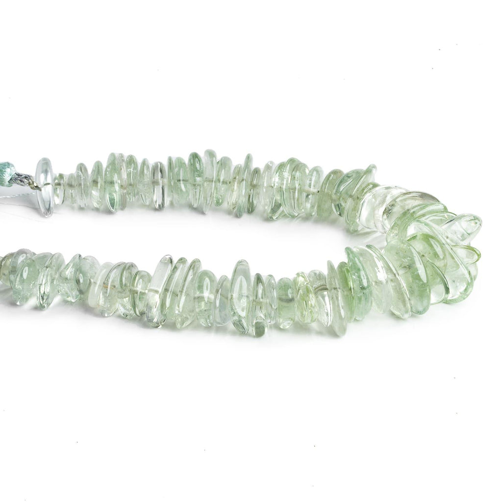 Prasiolite Long Chips 7.5 inch 60 beads - The Bead Traders