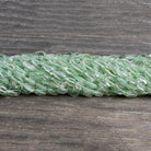 Prasiolite Plain Pears 13 inch 35 beads - The Bead Traders