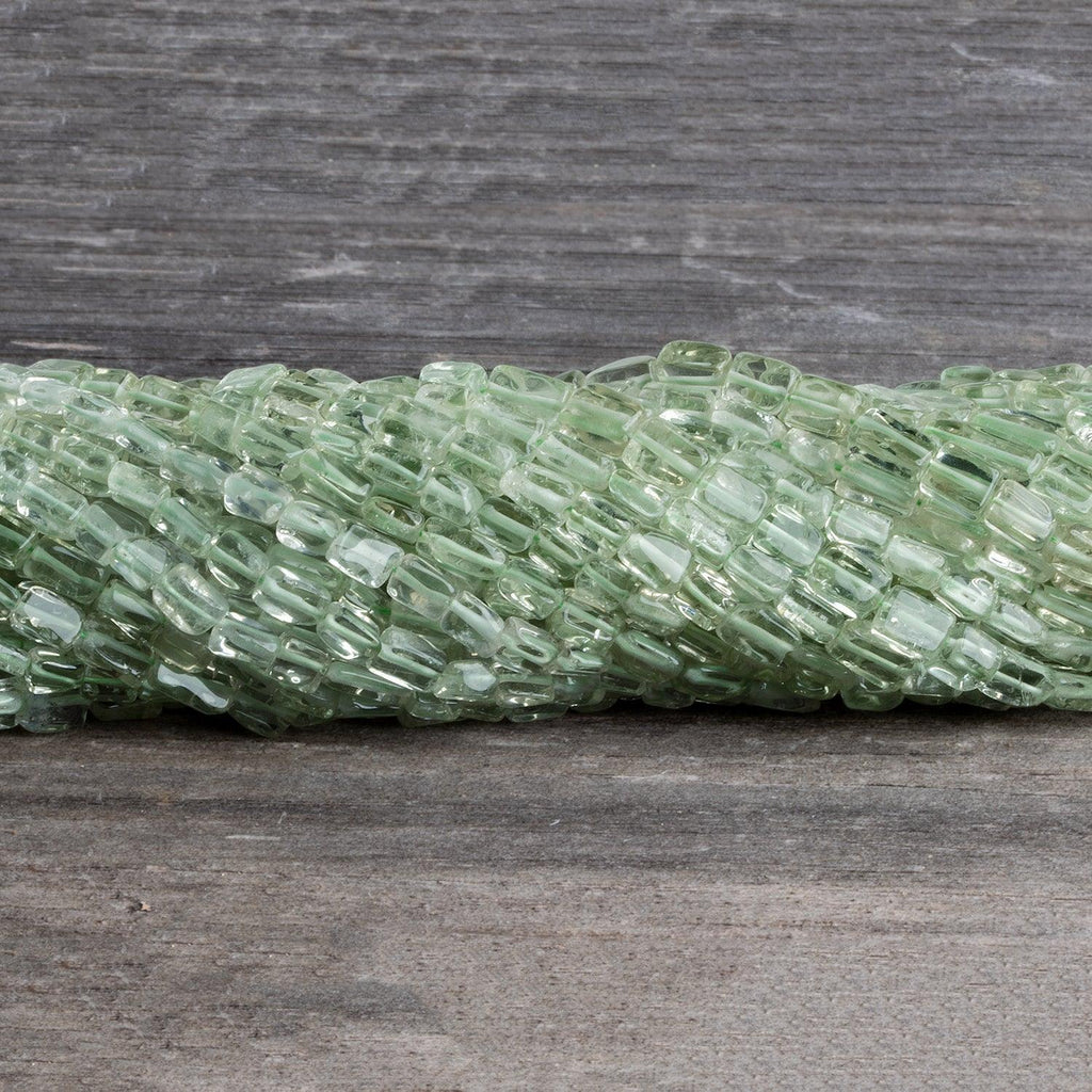 Prasiolite Plain Rectangles 12 inch 48 beads - The Bead Traders