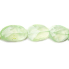 Prehnite Faceted Nugget Beads 8 inch 10 beads - The Bead Traders