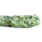 Prehnite Faceted Oval Beads 12 inch 30 pieces - The Bead Traders