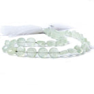 Prehnite faceted pillow beads 13.5 inch 32 pieces 8x8-9x9mm - The Bead Traders