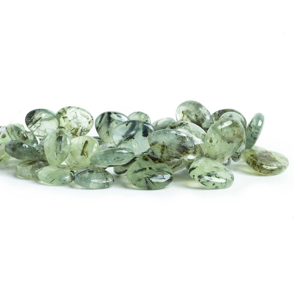 Prehnite Plain Heart Beads 8 inch 40 pieces - The Bead Traders