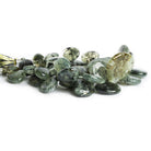 Prehnite Plain Heart Beads 8 inch 40 pieces - The Bead Traders