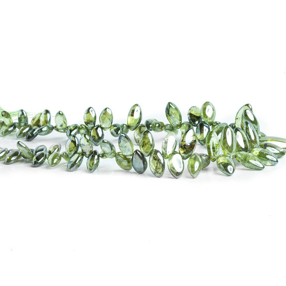 Prehnite Plain Marquise Beads 9 inch 80 pieces - The Bead Traders