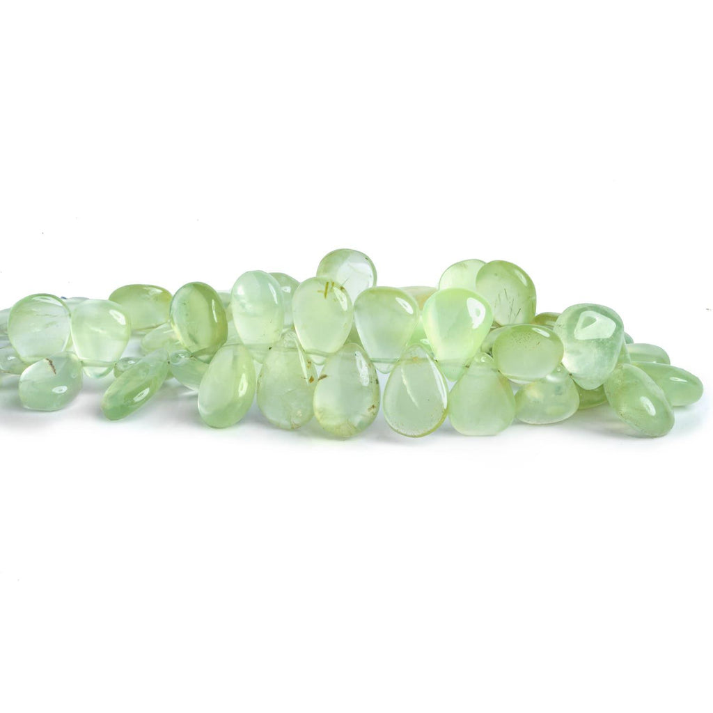 Prehnite Plain Pears 8 inch 45 beads - The Bead Traders