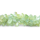 Prehnite Plain Pears 8 inch 45 beads - The Bead Traders