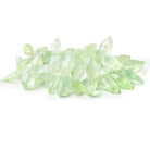 Prehnite Top Drilled Faceted Marquise Beads, 8" length, 10x5-21x10mm, 52 pcs - The Bead Traders