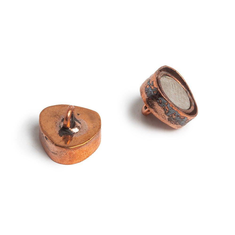 Pure Copper Trillion Magenetic Clasp 1 piece - The Bead Traders
