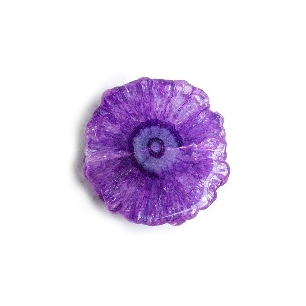 Purple Solar Quartz Slice Focal Bead 1 Piece - The Bead Traders