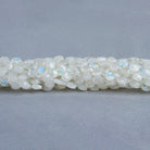 Rainbow Moonstone Heart Micro-Briolette Beads 6 inch 50 pieces - The Bead Traders