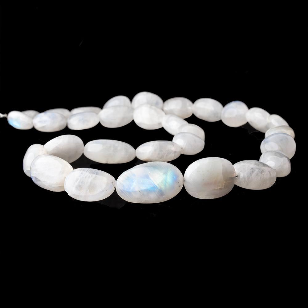 Rainbow Moonstone plain nuggets 18 inch 27 beads 11x10x6-24x15x9mm - The Bead Traders