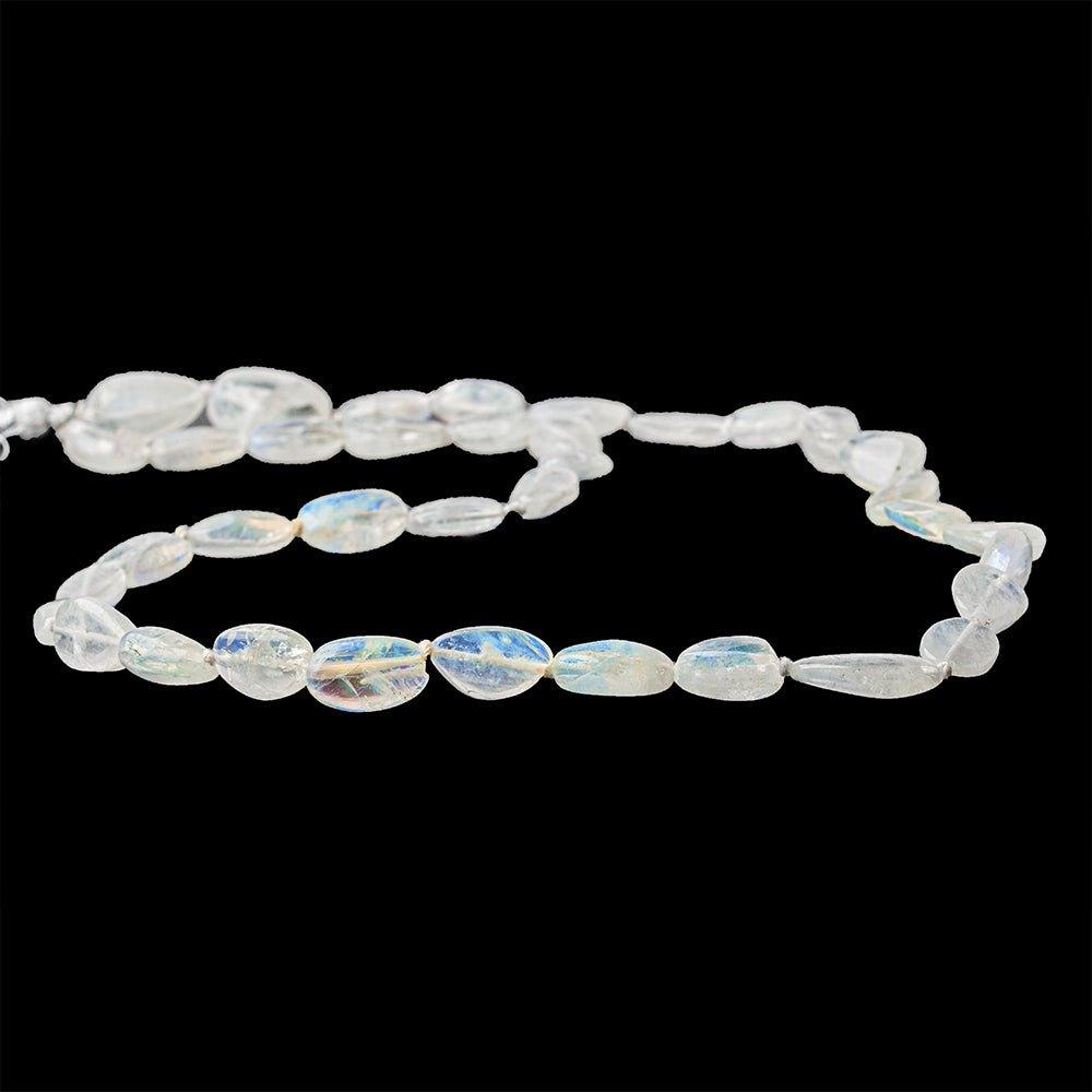 Rainbow Moonstone plain nuggets 18 inch 37 beads 10x7-15x10mm - The Bead Traders
