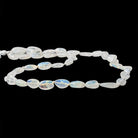 Rainbow Moonstone plain nuggets 18 inch 37 beads 10x7-15x10mm - The Bead Traders