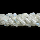 Rainbow Moonstone Plain Teardrop Beads 14 inch 35 pieces - The Bead Traders