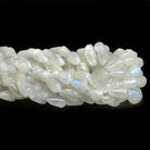 Rainbow Moonstone Plain Teardrop Beads 14 inch 35 pieces - The Bead Traders