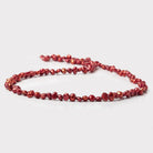Raspberry Baroque Freshwater Pearls 15 inch 90 beads 6x4mm-4x4mm - The Bead Traders