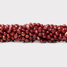 Raspberry Baroque Freshwater Pearls 15 inch 90 beads 6x4mm-4x4mm - The Bead Traders