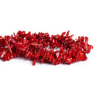 Red Coral Chip Beads 15 inch 110 pieces - The Bead Traders