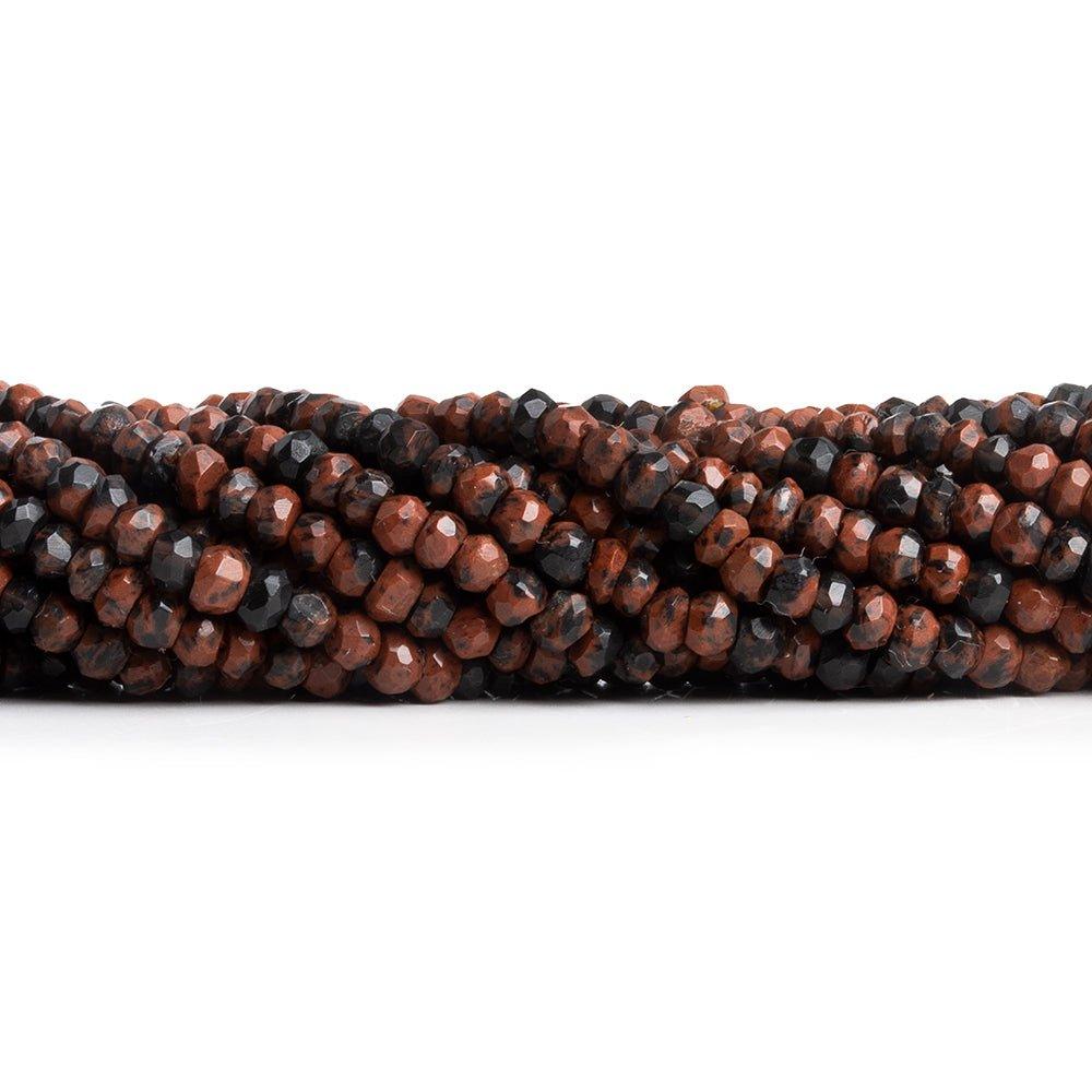 Red Jasper Faceted Rondelle Beads 12 inch 135 pieces - The Bead Traders