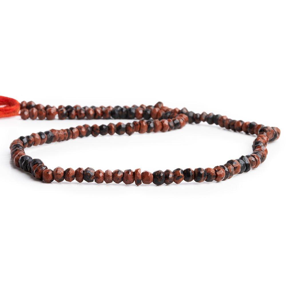 Red Jasper Faceted Rondelle Beads 12 inch 135 pieces - The Bead Traders
