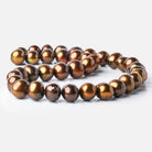 Reddish Brass Baroque Freshwater Pearl 16 inch 36 pieces 12x10 - 13x12mm - The Bead Traders