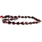 Rhodolite Garnet Faceted Kite Beads 14 inch 40 pieces - The Bead Traders