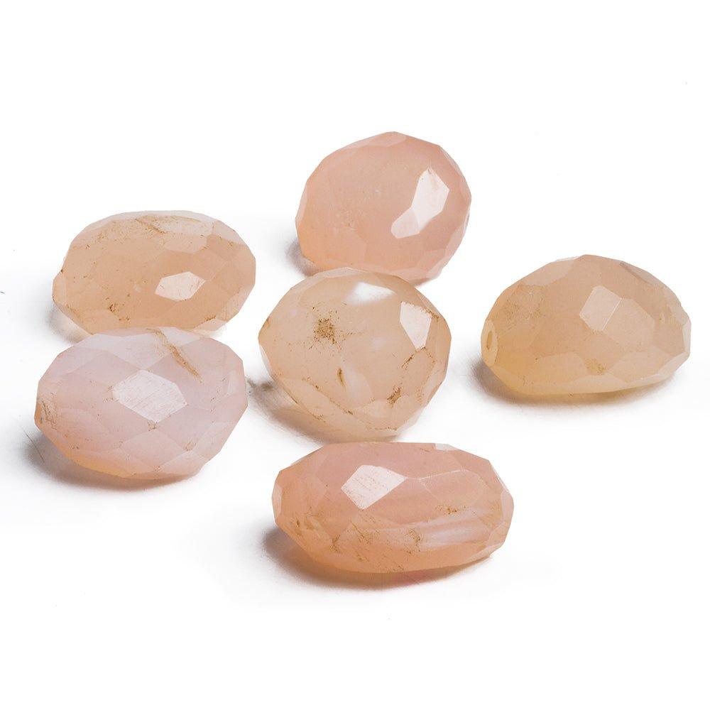 Rose Chalcedony Large Faceted Nugget Focal Bead 1 Piece - The Bead Traders