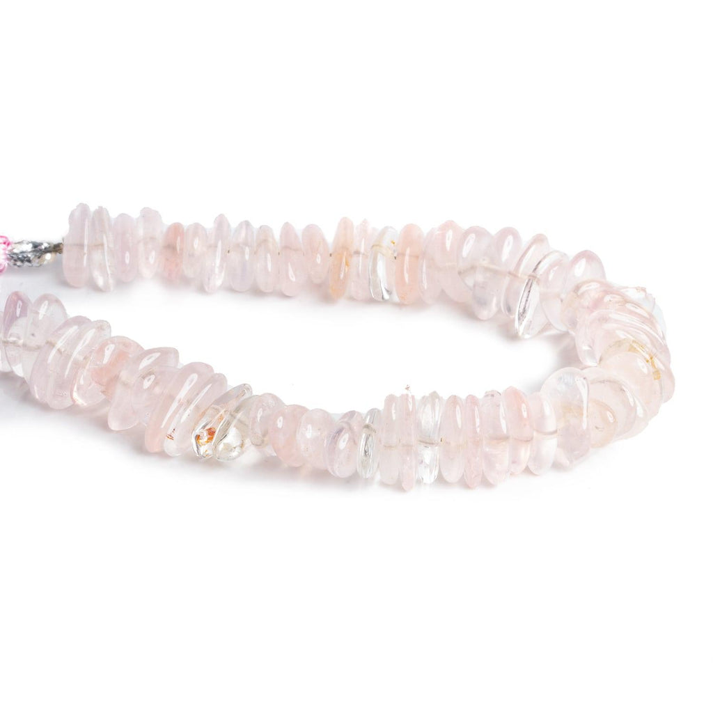 Rose Quartz Long Chips 7.5 inch 65 beads - The Bead Traders