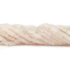 Rose Quartz Plain Rectangle Beads, 13.5 inches 38pcs/string - The Bead Traders