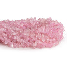 Rose Quartz Plain Teardrops 12 inch 125 beads - The Bead Traders