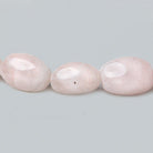 Rose Quartz Tumbled Nugget Beads 16 inches 24 pieces - The Bead Traders