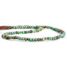 Ruby in Fuschite Hand Faceted Rondelle Beads 12 inch 120 pieces - The Bead Traders