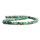 Ruby in Fuschite Plain Heishi Beads 16 inch 190 pieces - The Bead Traders