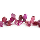 Ruby Plain Nuggets 8 inch 55 beads - The Bead Traders