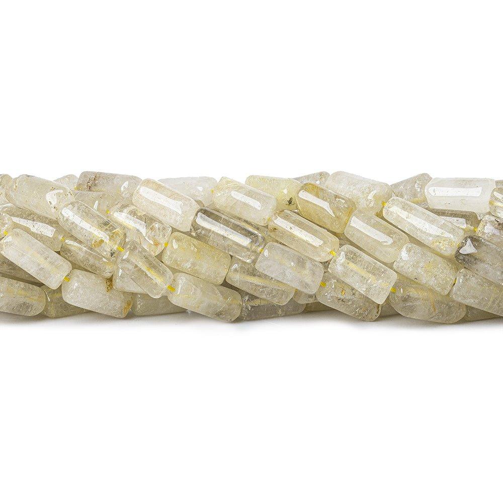 Rutilated Quartz Beads Plain Tube - The Bead Traders