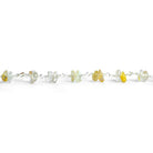 Rutilated Quartz Double Nugget Silver Chain 60 pieces - The Bead Traders