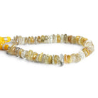 Rutilated Quartz Long Chips 7.5 inch 55 beads - The Bead Traders