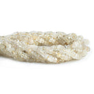 Rutilated Quartz Plain Rondelle Beads 14 inch 105 pieces - The Bead Traders