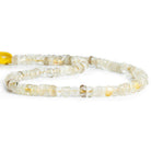 Rutilated Quartz Plain Rondelle Beads 14 inch 105 pieces - The Bead Traders