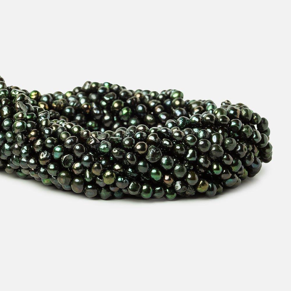 Sage Baroque Pearls 16 inch 85 beads 5x4mm - The Bead Traders