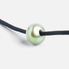 Sage Green Button Large Hole Pearls 10 pieces - The Bead Traders