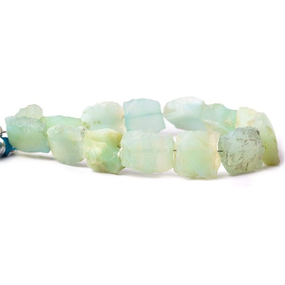 Santorini Blue Agate Beads Hammer Faceted Rectangle and Square - The Bead Traders
