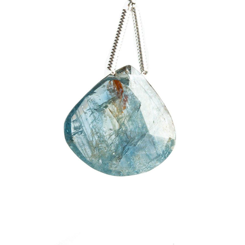 Sapphire Faceted Heart Focal Bead 1 Piece - The Bead Traders