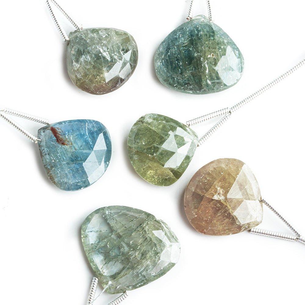 Sapphire Faceted Heart Focal Bead 1 Piece - The Bead Traders