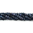 Sapphire Faceted Rondelle Beads 16 inch 110 pieces - The Bead Traders