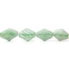 Sea Green Aventurine Beads Plain Kite - The Bead Traders
