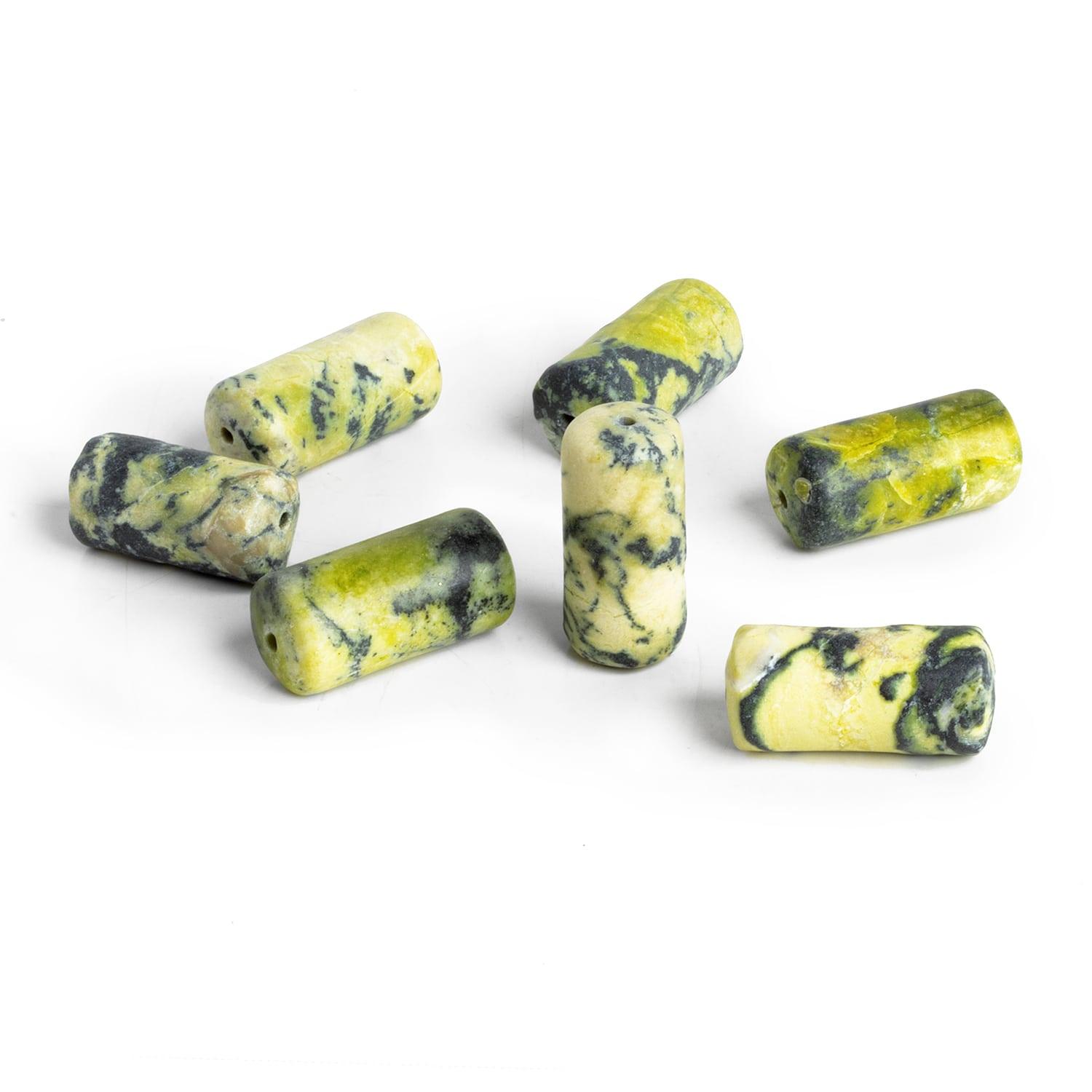 Serpentine Column Tube Focal Bead 1 Piece - The Bead Traders