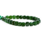Serpentine Faceted Cube Beads 8 inch 24 pieces - The Bead Traders